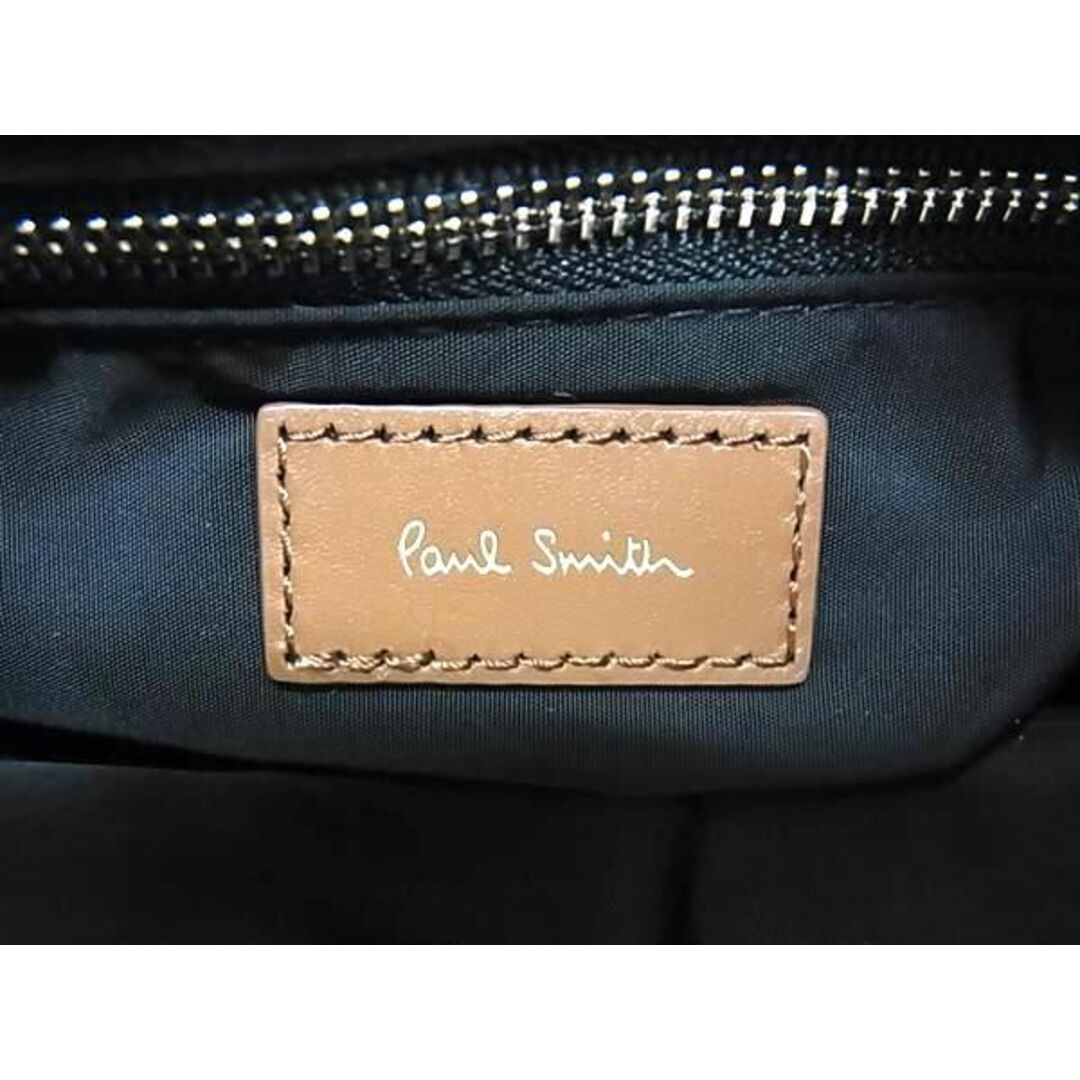 Paul Smith(ポールスミス)の■新品■未使用■ Paul Smith ポールスミス ナイロン 巾着型 リュックサック バックパック メンズ レディース ブラック系 AU9713  レディースのバッグ(ハンドバッグ)の商品写真