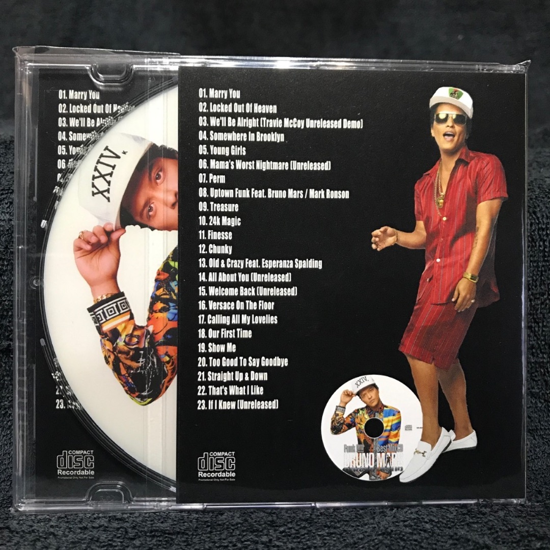 Bruno Mars ブルーノマーズ 豪華23曲 Funk Best MixCD エンタメ/ホビーのCD(R&B/ソウル)の商品写真