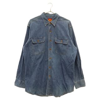 リーバイス(Levi's)のLevi's リーバイス WORKWEARタグ オレンジタブ デニムシャンブレー長袖シャツ インディゴ(シャツ)