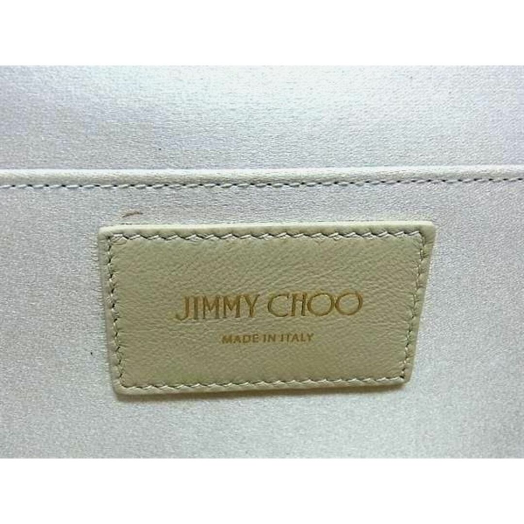 JIMMY CHOO(ジミーチュウ)の■新品同様■ JIMMY CHOO ジミーチュウ キャンバス クラッチバッグ セカンドバッグ レディース ブラック系 AU9770  レディースのアクセサリー(その他)の商品写真