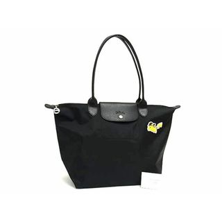 ロンシャン(LONGCHAMP)の■新品■未使用■ LONGCHAMP ロンシャン ルプリアージュ ポケモンコラボ ピカチュウ ナイロン ハンドバッグ ショルダー ブラック系 FA0284(その他)