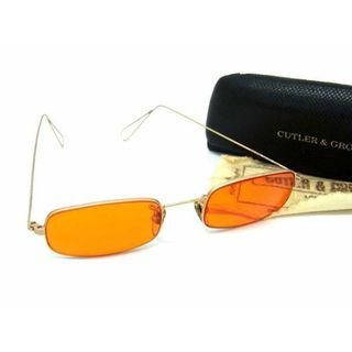 ■美品■ CUTLER AND GROSS カトラー アンド グロス ヴィンテージ サングラス メガネ 眼鏡 ゴールド系 DA6608(サングラス/メガネ)