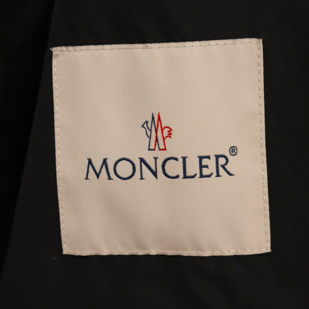 MONCLER(モンクレール)のMONCLER モンクレール 22AW CARLES カルレス ナイロンジャケット ジップアップ パーカー ブラック G10911A75000 メンズのジャケット/アウター(ナイロンジャケット)の商品写真