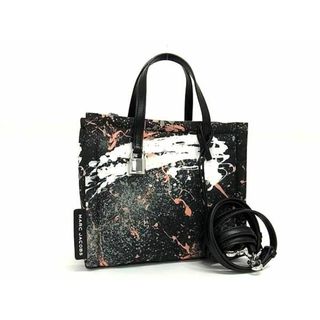 マークジェイコブス(MARC JACOBS)の■極美品■ MARC JACOBS マークジェイコブス ナイロン 2WAY クロスボディ ショルダーバッグ ハンドバッグ ブラック系 AV7247 (トートバッグ)