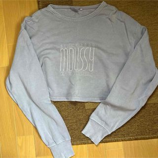 マウジー(moussy)のSLENDER MOUSSY LOGO プルオーバー(トレーナー/スウェット)