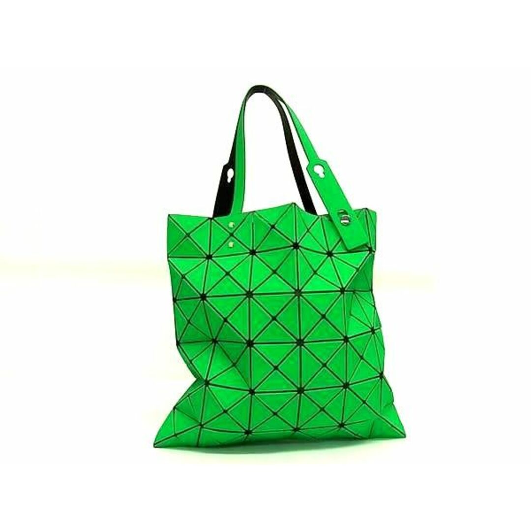 ISSEY MIYAKE(イッセイミヤケ)の■新品同様■ BAO BAO ISSEY MIYAKE バオバオイッセイミヤケ ルーセント PVC ハンドバッグ トートバッグ グリーン系 AX3663  レディースのアクセサリー(その他)の商品写真