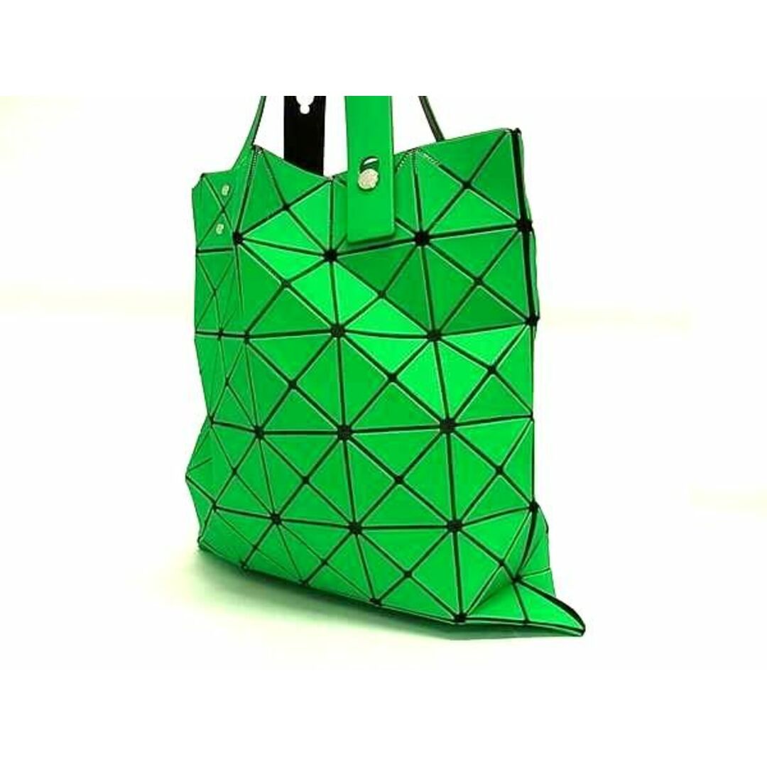 ISSEY MIYAKE(イッセイミヤケ)の■新品同様■ BAO BAO ISSEY MIYAKE バオバオイッセイミヤケ ルーセント PVC ハンドバッグ トートバッグ グリーン系 AX3663  レディースのアクセサリー(その他)の商品写真