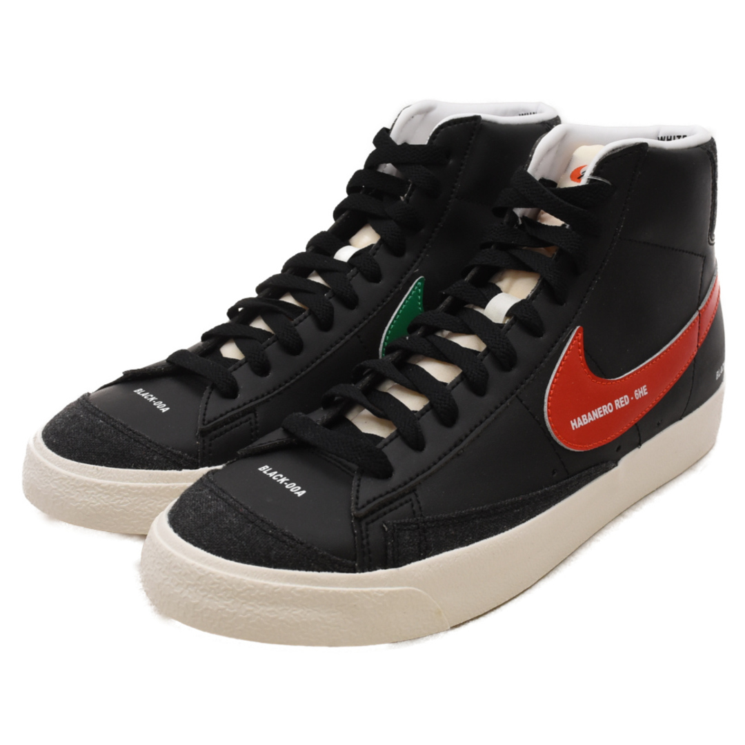 NIKE(ナイキ)のNIKE ナイキ WMNS BLAZER MID 77 ウィメンズ ブレーザー ミッドカットスニーカー DA2142-046 ブラック US11/28.0cm メンズの靴/シューズ(スニーカー)の商品写真