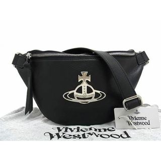 ヴィヴィアンウエストウッド(Vivienne Westwood)の■新品■未使用■ Vivienne Westwood ヴィヴィアンウエストウッド オーブ レザー ウエストポーチ ボディバッグ ブラック系 AV7169(ショルダーバッグ)