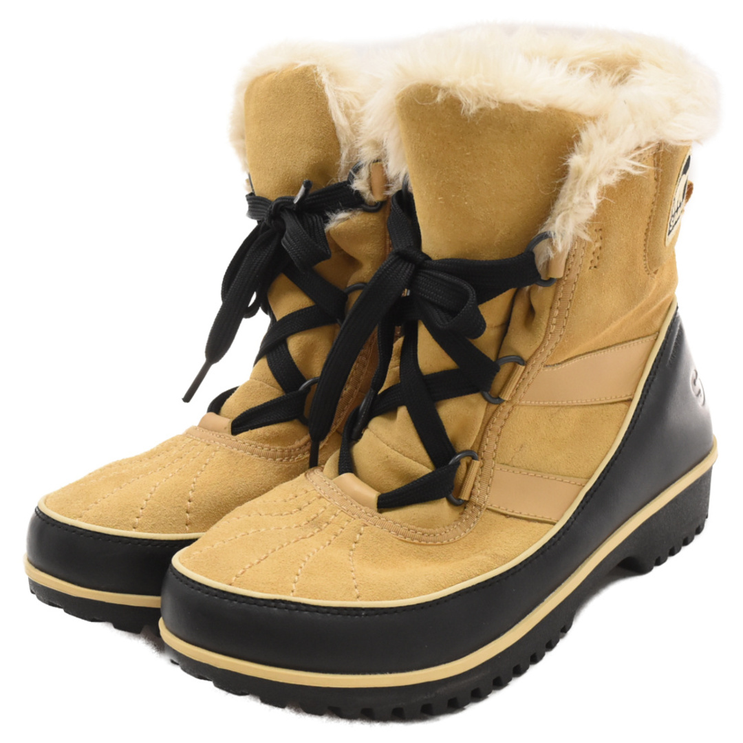 SOREL(ソレル)のSOREL ソレル ティボリ ライナーファー レースアップ スエードアウトドアブーツ レディース イエロー US8/25cm NL2089-373 レディースの靴/シューズ(ブーツ)の商品写真