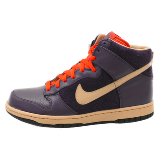 ナイキ(NIKE)のNIKE ナイキ WMNS DUNK HIGH PREMIUM ウィメンズ ダンクハイ プレミアム ハイカットスニーカー パープル US10.5/27.5cm 318714-521(スニーカー)