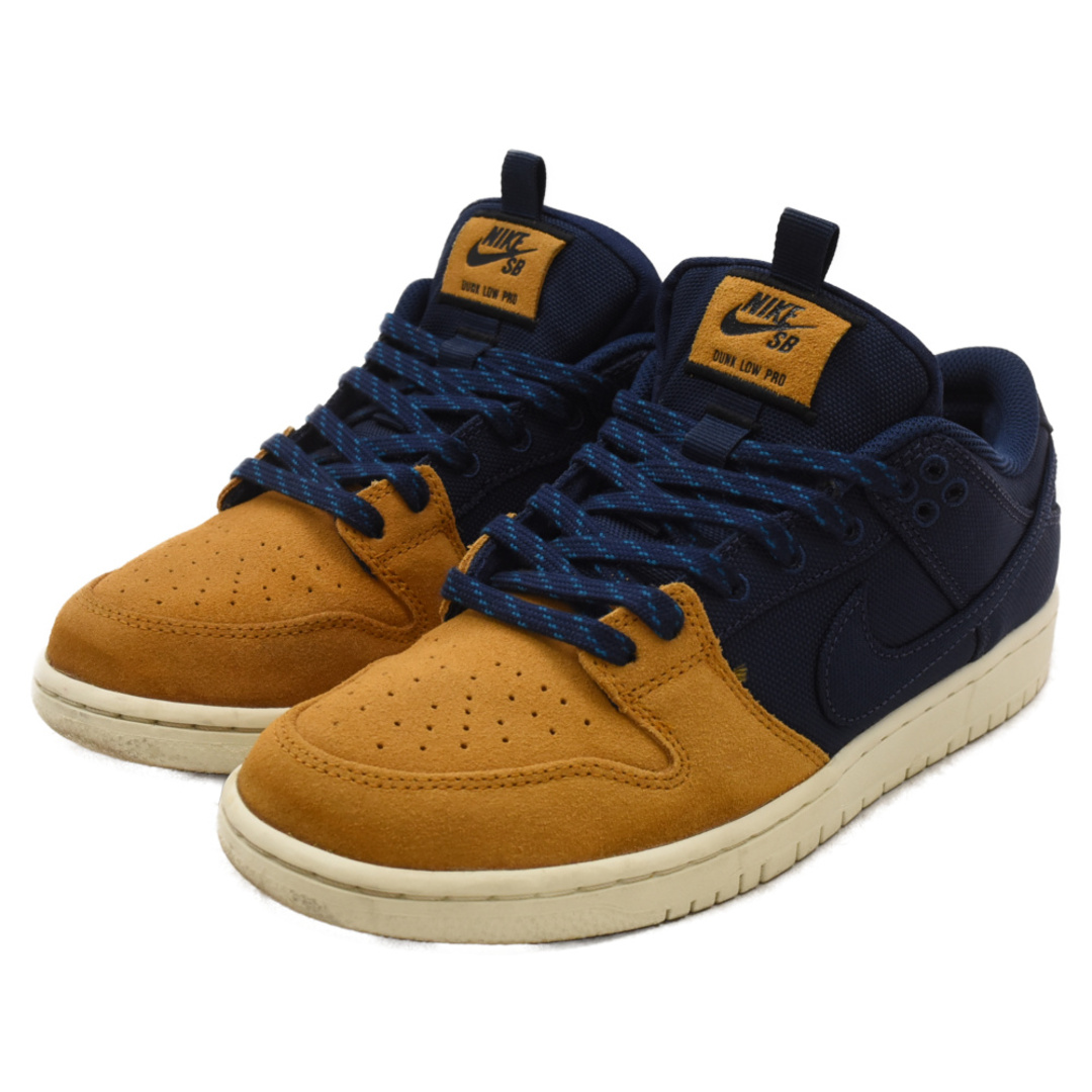 NIKE(ナイキ)のNIKE SB ナイキエスビー DUNK LOW PRO PRM Desert Ochre and Midnight Navy ダンク ローカットスニーカー ネイビー/ブラウン US8/26cm DX6775-400 メンズの靴/シューズ(スニーカー)の商品写真