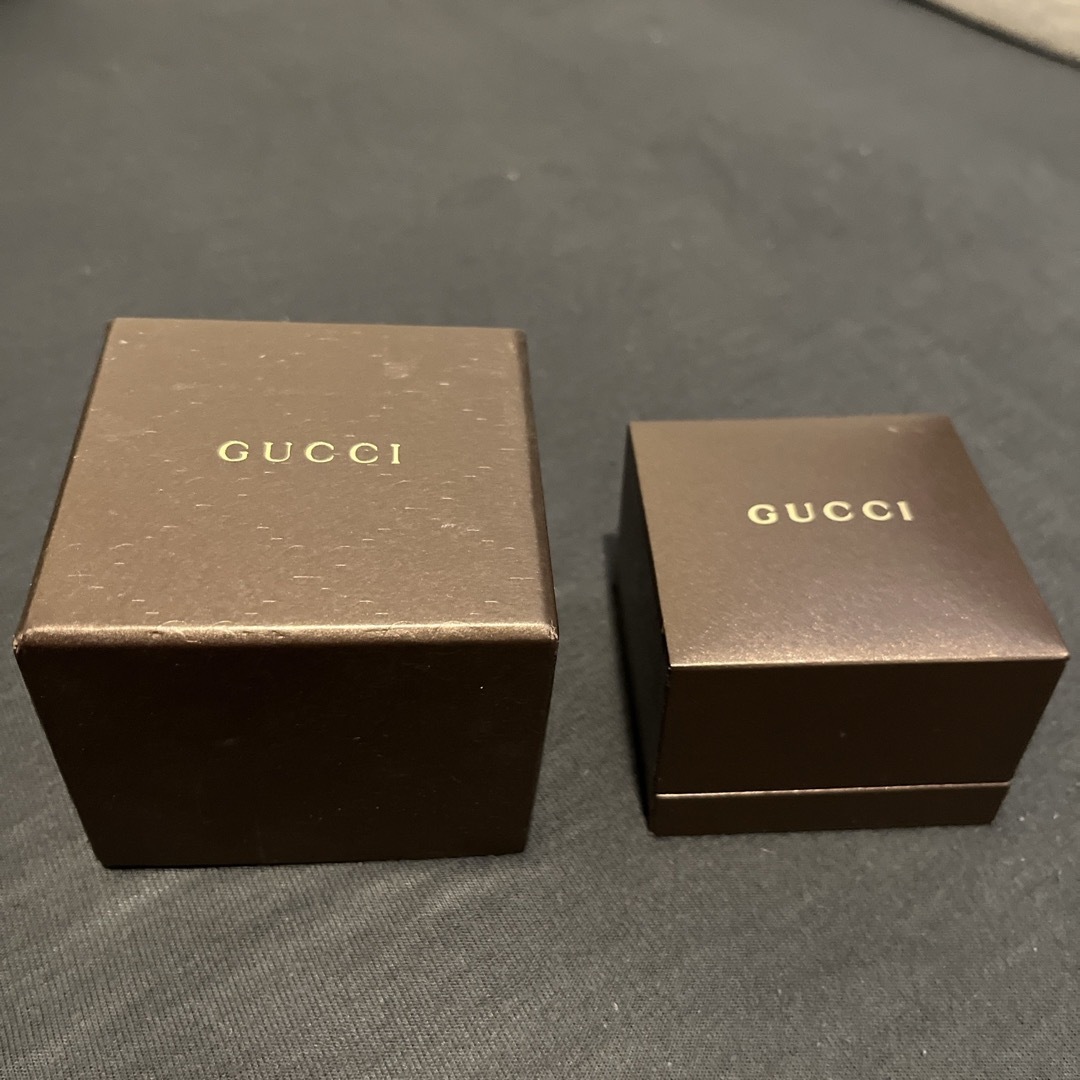 Gucci(グッチ)のGUCCI グッチ　新作　アイコンICON リング　K18WG 21号 メンズのアクセサリー(リング(指輪))の商品写真