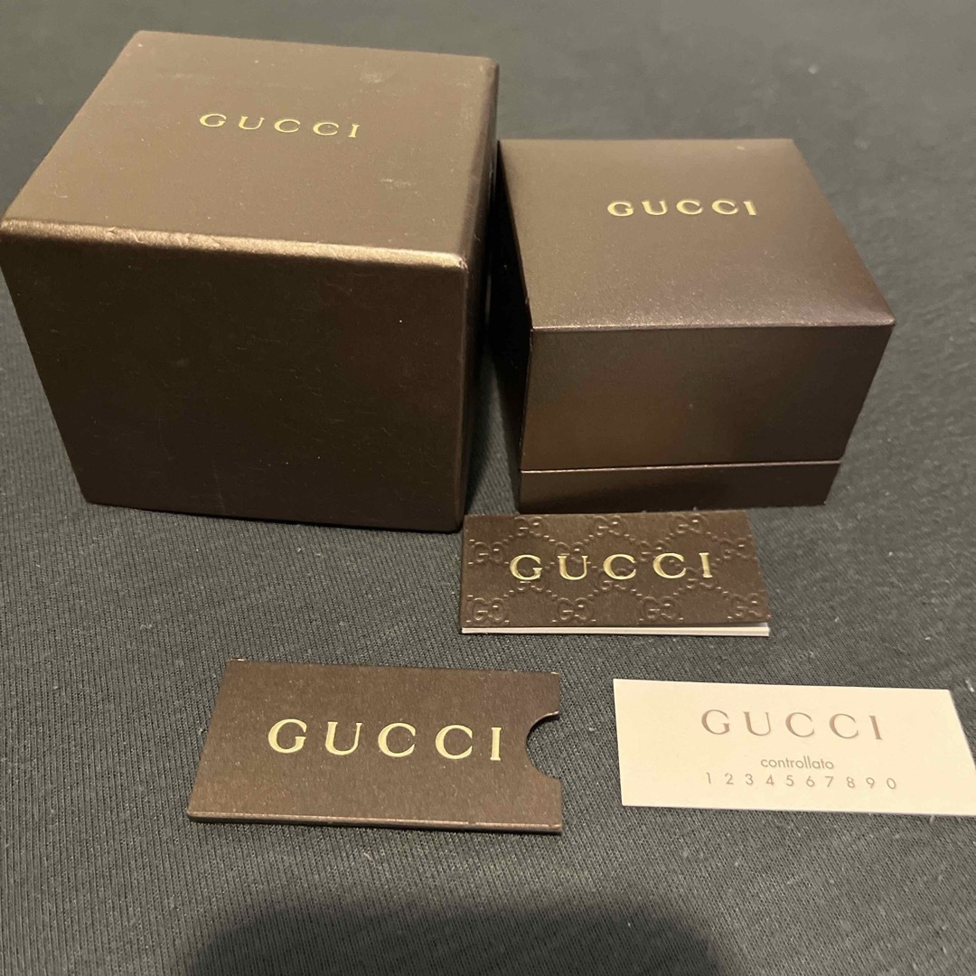 Gucci(グッチ)のGUCCI グッチ　新作　アイコンICON リング　K18WG 21号 メンズのアクセサリー(リング(指輪))の商品写真