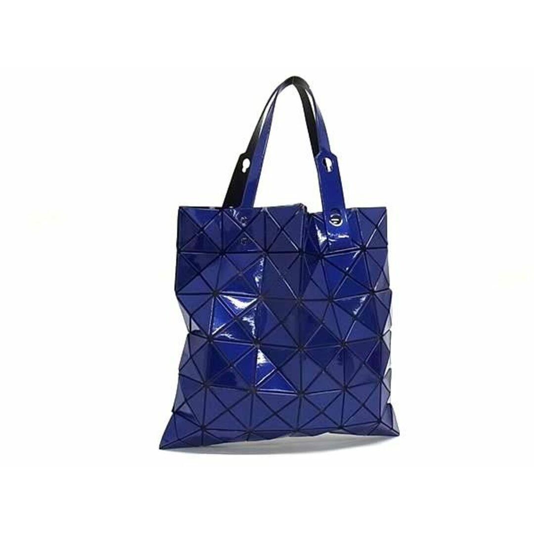 ■新品同様■ BAO BAO ISSEY MIYAKE バオバオイッセイミヤケ ルーセント PVC トートバッグ ハンドバッグ レディース ブルー系 AX3229 