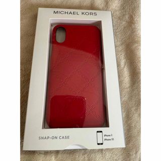 マイケルコース(Michael Kors)の【MICHAEL KORS】iPhone X/XS ケース 中古品(iPhoneケース)