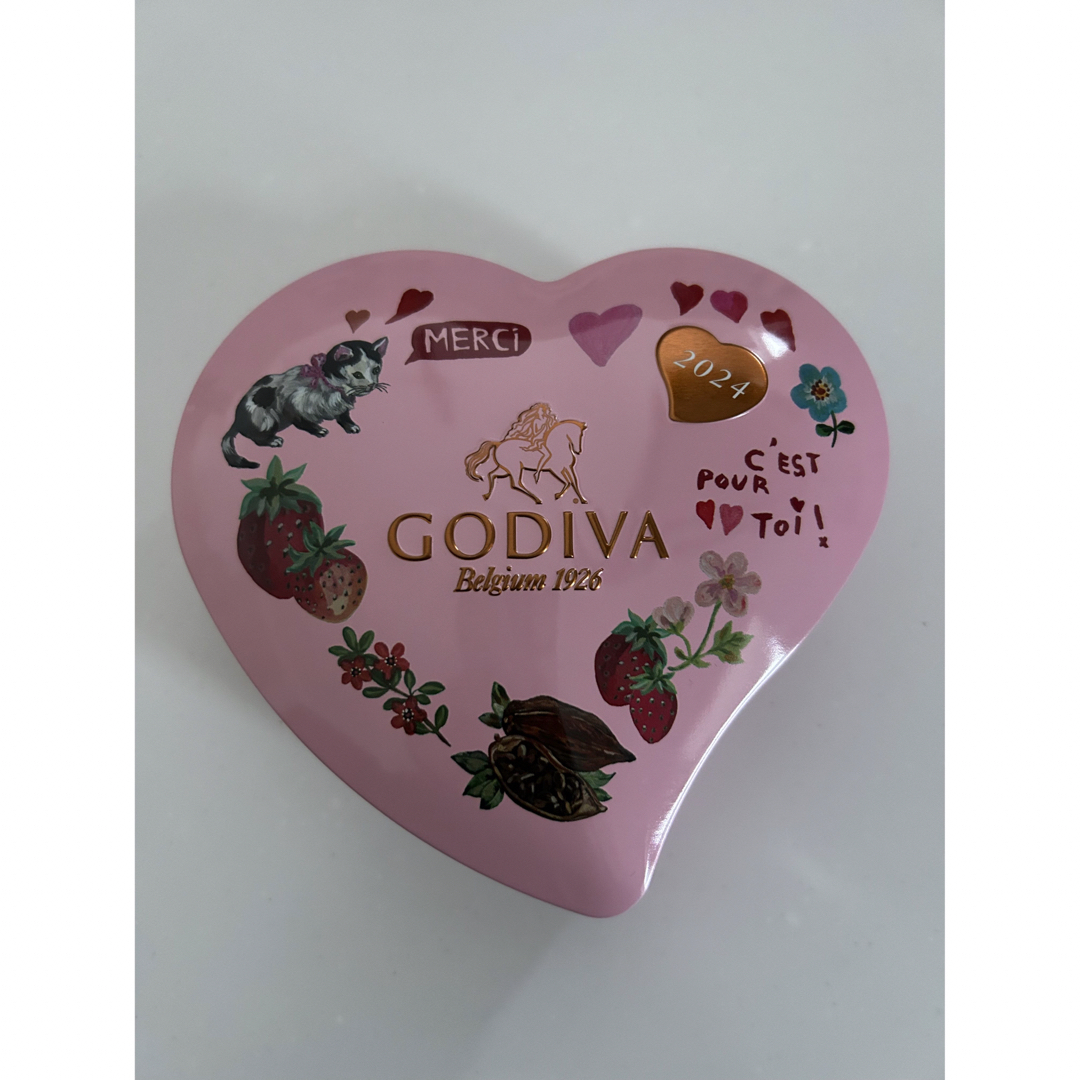 GODIVA(ゴディバ)のGODIVA 空缶 インテリア/住まい/日用品のインテリア小物(小物入れ)の商品写真