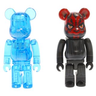 メディコムトイ(MEDICOM TOY)のMEDICOM TOY メディコムトイ BE@RBRICK STAR WARS DARTH VADER DARTH MAUL 100% ベアブリック スターウォーズ ダースベイダー ダースモール フィギュア ブルー/ブラック(その他)