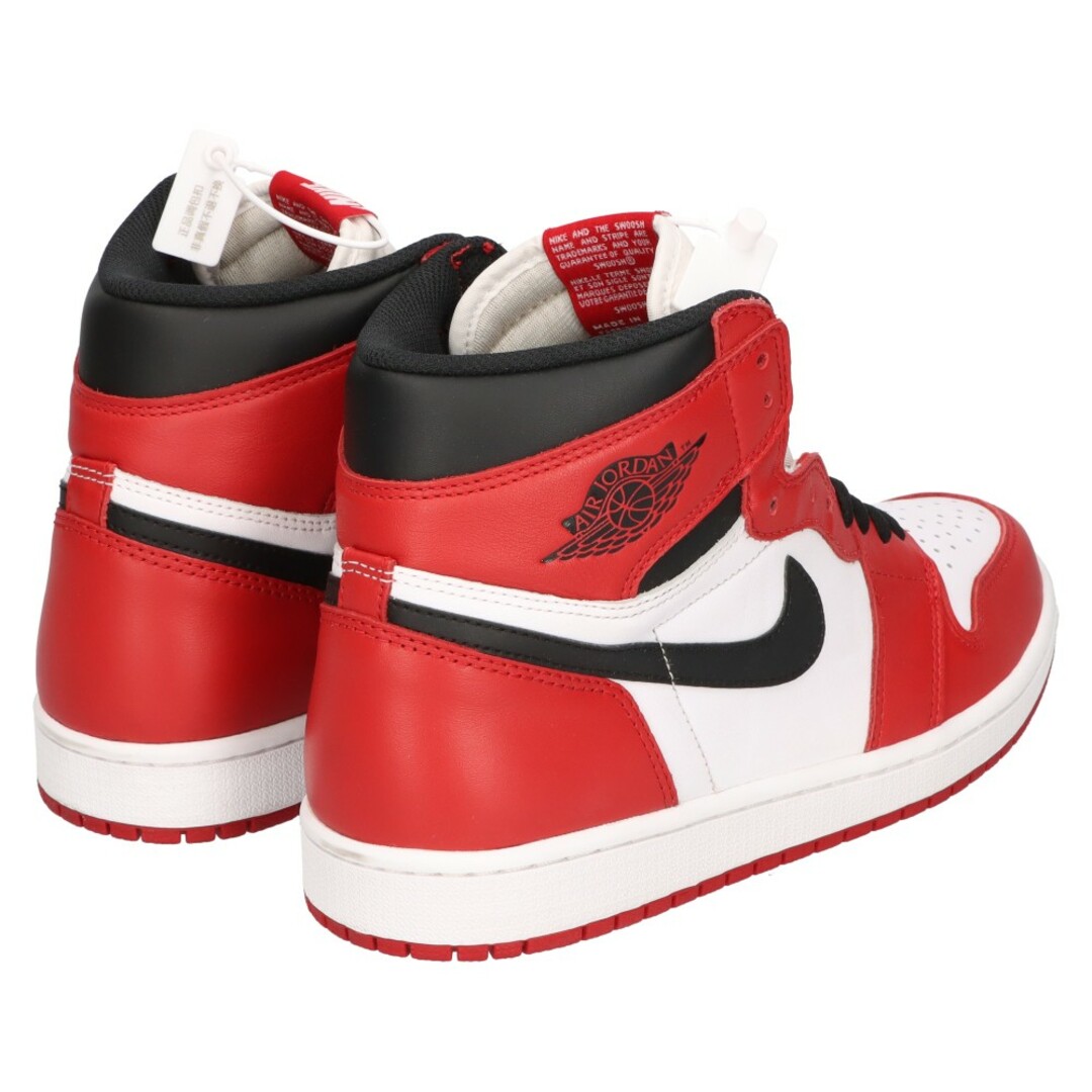 NIKE(ナイキ)のNIKE ナイキ AIR JORDAN 1 RETRO HIGH OG CHICAGO 2015 エアジョーダン1シカゴ ハイカットスニーカー レッド/ホワイト US11/29cm 55088-101 メンズの靴/シューズ(スニーカー)の商品写真