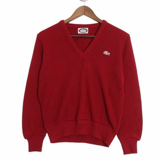 ラコステ(LACOSTE)のIZOD LACOSTE ラコステ 90s ヴィンテージ ボルドー ニット(その他)