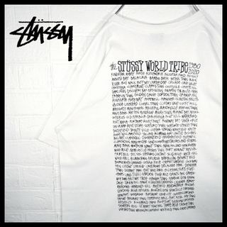 STUSSY - 【90s 銀タグ】STUSSY ステューシー No4 モノグラム柄 T