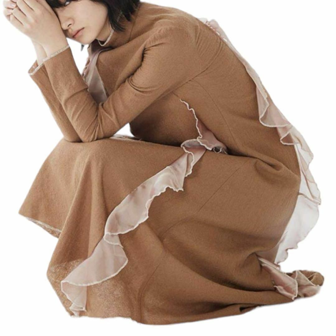 E107 Lautashi ラウタシー　ワンピース Dress 新品 レディースのワンピース(ひざ丈ワンピース)の商品写真