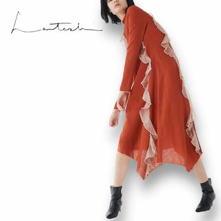 E107 Lautashi ラウタシー　ワンピース Dress 新品(ひざ丈ワンピース)