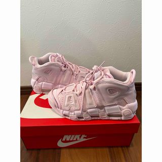 ナイキ(NIKE)のWMNS AIR MORE UPTEMPO "PINK FOAM"(スニーカー)