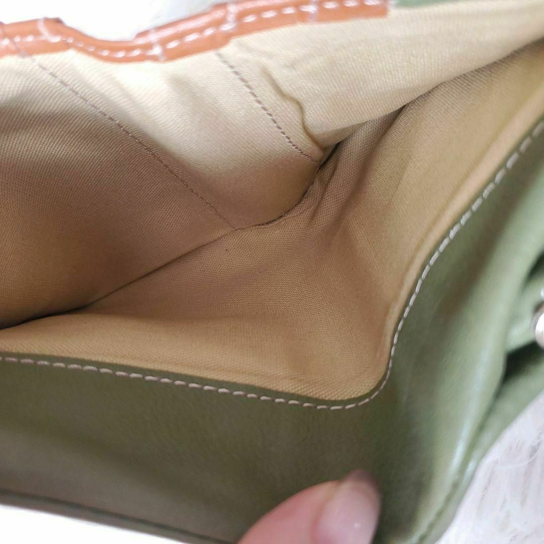 Zucchero filato(ズッケロフィラート)のズッケロフィラート がま口財布 緑 くすみグリーン レディースのファッション小物(財布)の商品写真