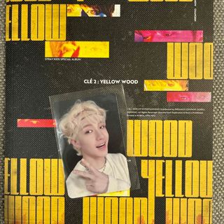 ストレイキッズ(Stray Kids)のstray kids yellow wood バンチャン 封入　トレカ(アイドルグッズ)