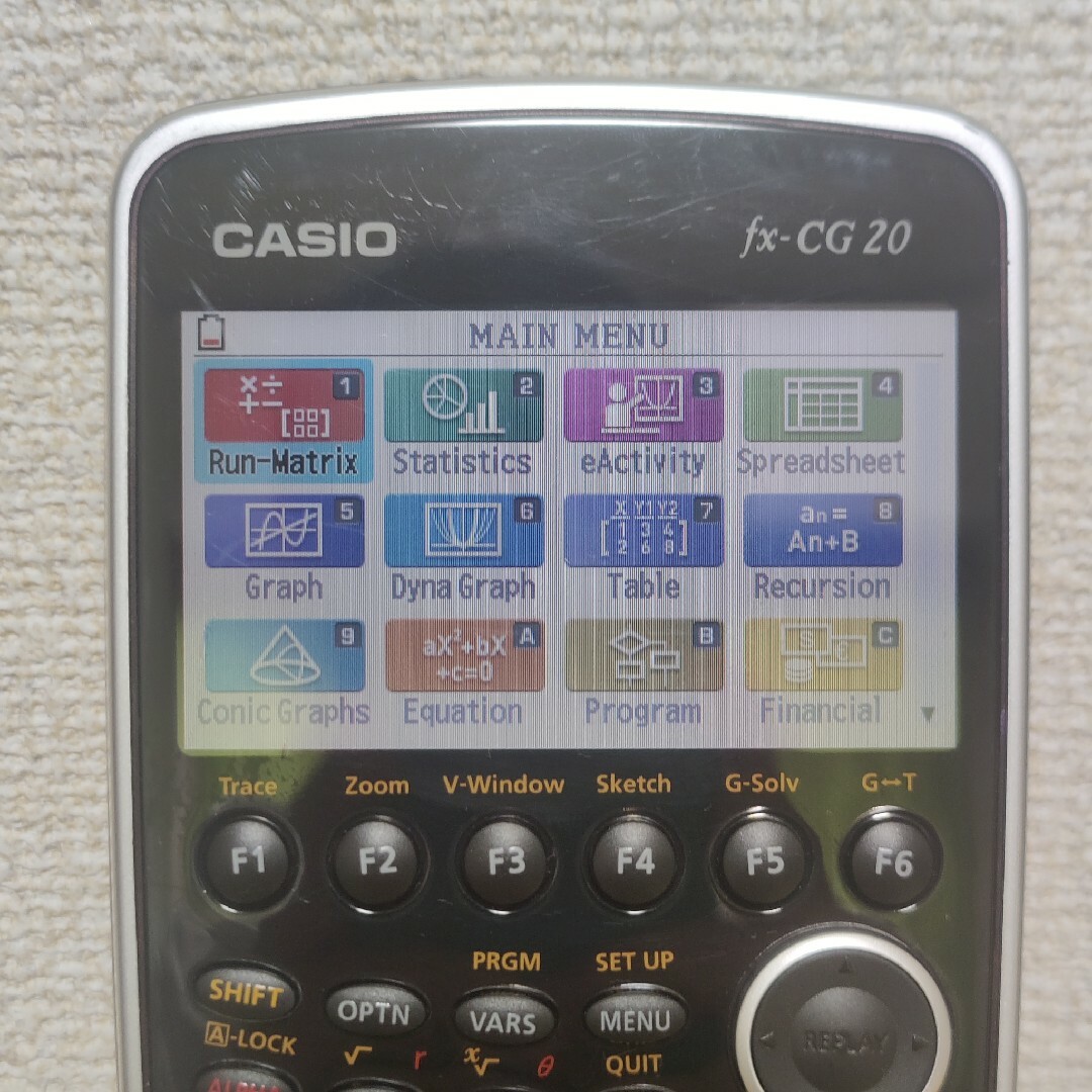 カシオ 関数電卓 FX-CG20