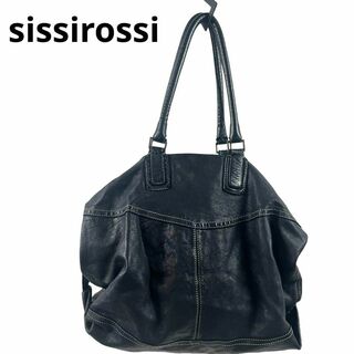 シシロッシ(Sissi Rossi)のsissi rossi シッシロッシ レザー トートバッグ イタリア製 ブラック(トートバッグ)