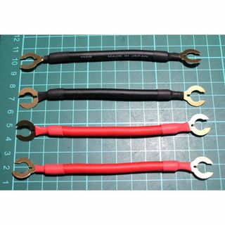 ジャンパーケーブル　CANARE 4S6 　Cプラグ金メッキ　17ｃｍ(スピーカー)