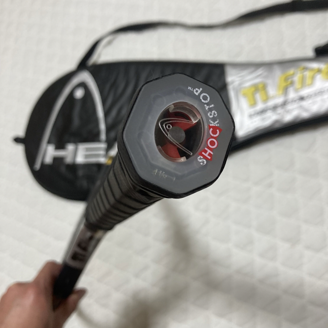 HEAD(ヘッド)のヘッド　head Ti fire G1 グリップテープ新品　テックガット　55 スポーツ/アウトドアのテニス(ラケット)の商品写真