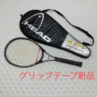 ヘッド(HEAD)のヘッド　head Ti fire G1 グリップテープ新品　テックガット　55(ラケット)