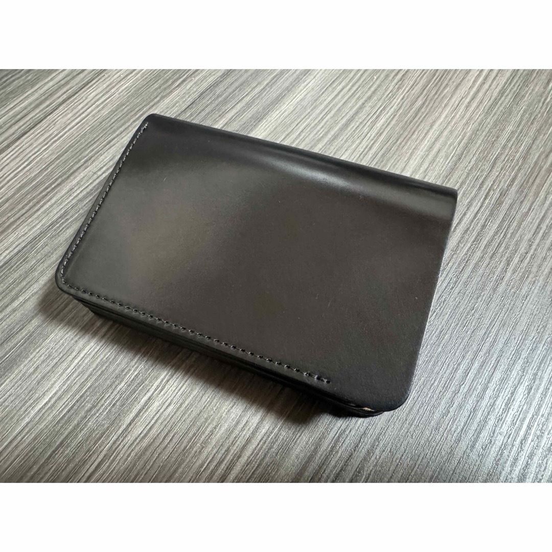 forme(フォルメ)の【新品】forme short wallet cordvan black 財布 メンズのファッション小物(折り財布)の商品写真