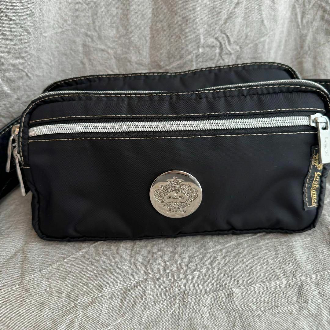 Orobianco(オロビアンコ)のオロビアンコ ナイロン×レザー ボディバッグ LIMONTA メンズのバッグ(ボディーバッグ)の商品写真