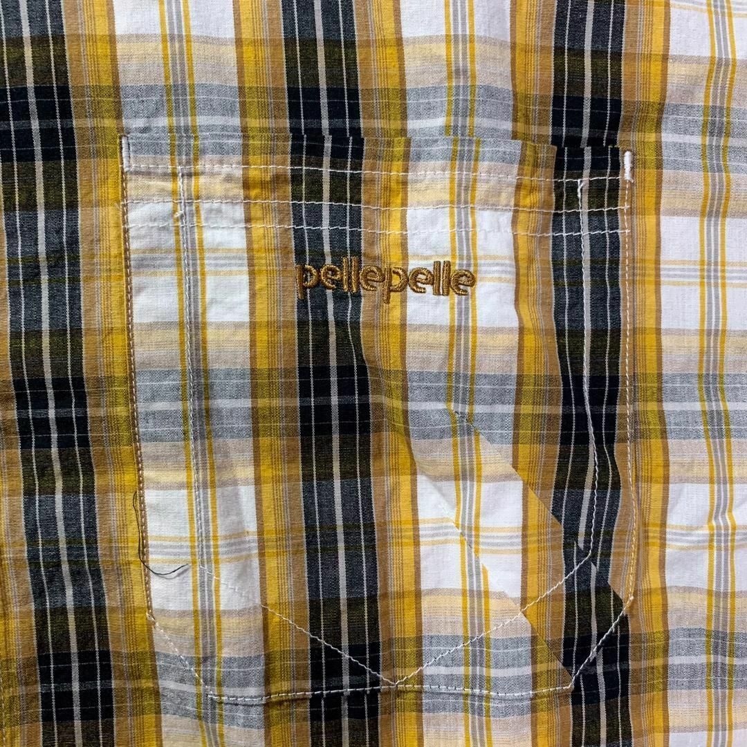 PELLE PELLE(ペレペレ)の【Pelle Pelle】ペレペレ XXL ビッグサイズ 半袖チェックシャツ メンズのトップス(シャツ)の商品写真