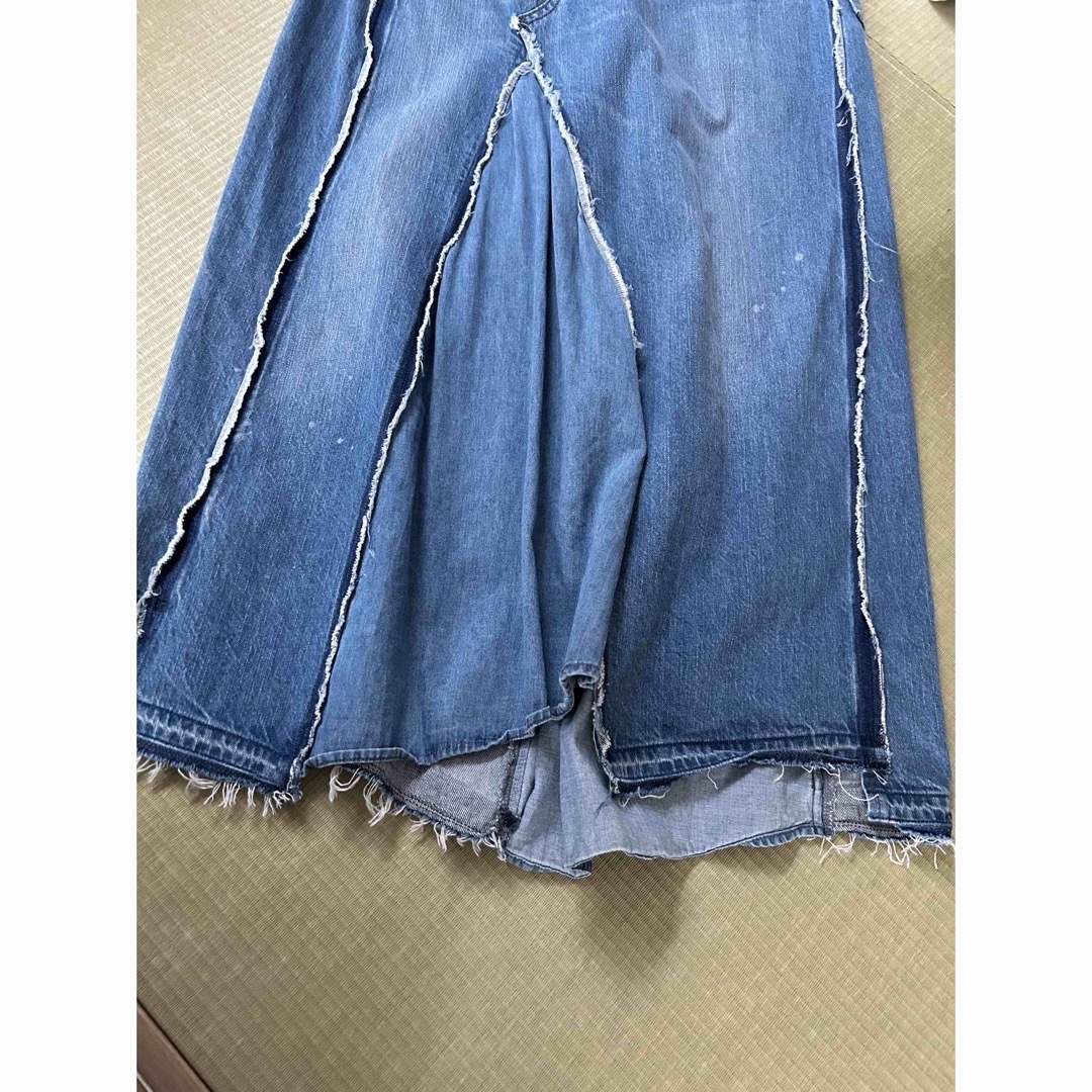 Antgauge(アントゲージ)のアンドゲージ　アシメ　デニムスカート レディースのスカート(ロングスカート)の商品写真