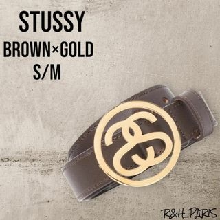 ステューシー(STUSSY)の新品★Stussy SS-LINK BUCKLE BELT ブラウン S/M(ベルト)