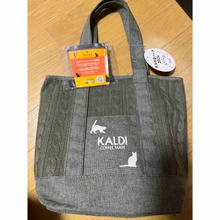 カルディ(KALDI)の★KALDI★カルディ★猫の日バッグ　プレミアム★トートバッグ★カレンダー★(トートバッグ)