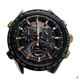 SEIKO ASTRON アストロン 腕時計 SBXB025 8X82-0AB0 クロノグラフ ケースのみ ソーラー 一式付属 【現状品】 42402R5