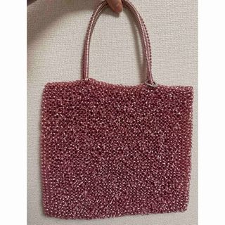 アンテプリマワイヤーバッグ(ANTEPRIMA/WIREBAG)のアンテプリマ　ANTEPRIMA スタンダードスクエア　ラージ　ピンク(ハンドバッグ)