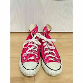 オールスター(ALL STAR（CONVERSE）)のコンバーススニーカー　ピンク　23.5(スニーカー)