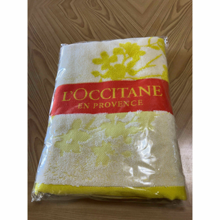 ロクシタン(L'OCCITANE)の891）【L'ＯCCITANE】バスタオル『オスマンサス』（ノベルティ／新品）(ノベルティグッズ)