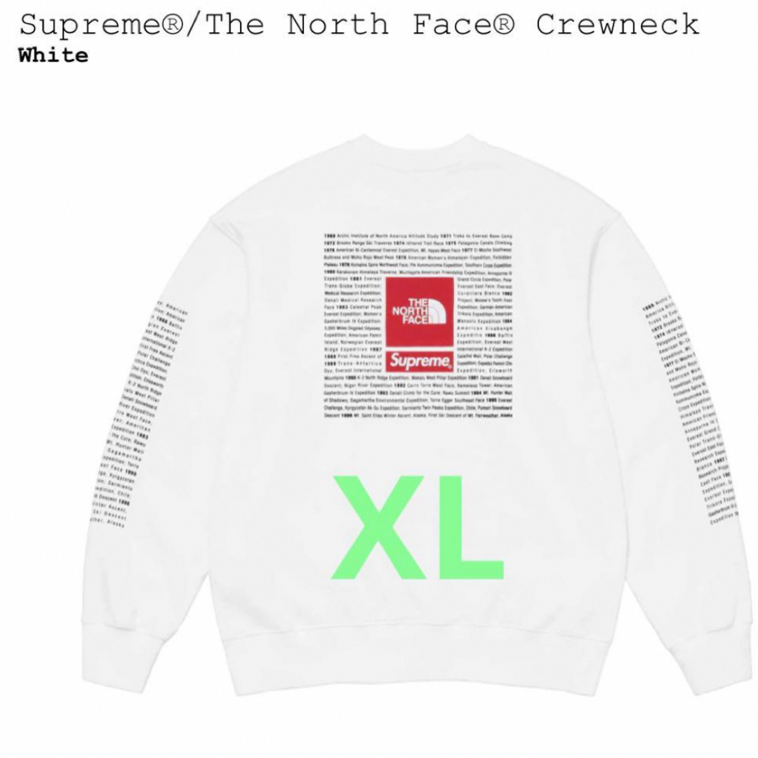 Supreme(シュプリーム)のSupreme The North Face Crewneck XL メンズのトップス(スウェット)の商品写真