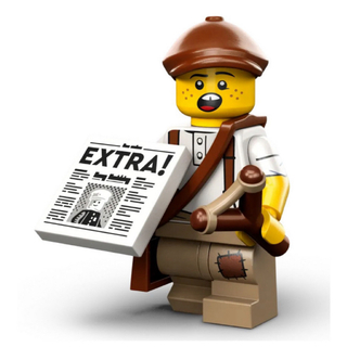 Lego - 71037 12 LEGOミニフィグ24 新聞配達の少年