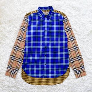 バーバリー(BURBERRY)の美品　バーバリー　現行　ノバチェック  シャツ　　切替(シャツ)