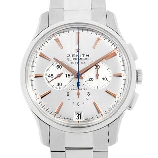 ゼニス(ZENITH)のゼニス キャプテン エルプリメロ SS 42mm AT 03.2110.400/01.M2110 メンズ 中古 腕時計(腕時計(アナログ))