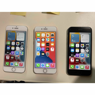 アップル(Apple)の専用　iPhone7 128G SIMフリー　3台セット　難あり(スマートフォン本体)